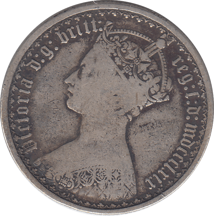 1869 FLORIN ( FINE ) - FLORIN - Cambridgeshire Coins