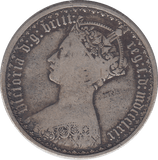 1869 FLORIN ( FINE ) - FLORIN - Cambridgeshire Coins