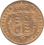 1869 GOLD HALF SOVEREIGN ( AUNC ) - HALF SOVEREIGN - Cambridgeshire Coins