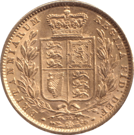 1869 GOLD SOVEREIGN ( EF ) DIE 30 - SOVEREIGN - Cambridgeshire Coins