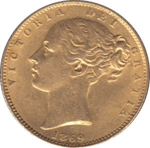 1869 GOLD SOVEREIGN ( EF ) DIE 31 - SOVEREIGN - Cambridgeshire Coins