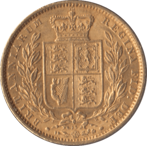 1869 GOLD SOVEREIGN ( GVF ) DIE 15 - SOVEREIGN - Cambridgeshire Coins