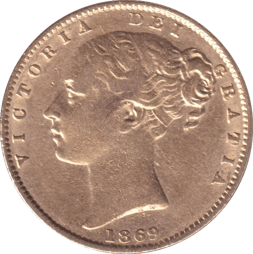 1869 GOLD SOVEREIGN ( GVF ) - SOVEREIGN - Cambridgeshire Coins