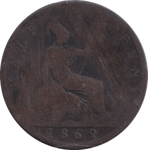 1869 HALFPENNY ( FAIR ) - HALFPENNY - Cambridgeshire Coins