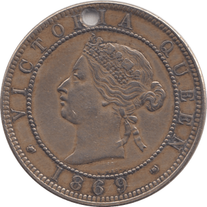 1869 JAMAICA ONE PENNY - WORLD COINS - Cambridgeshire Coins