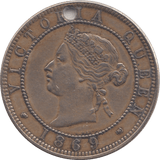 1869 JAMAICA ONE PENNY - WORLD COINS - Cambridgeshire Coins