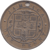 1869 JAMAICA ONE PENNY - WORLD COINS - Cambridgeshire Coins
