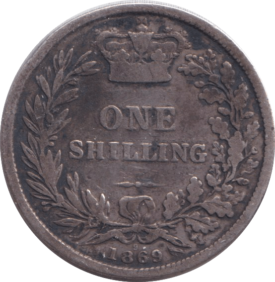 1869 SHILLING ( GF ) - SHILLING - Cambridgeshire Coins