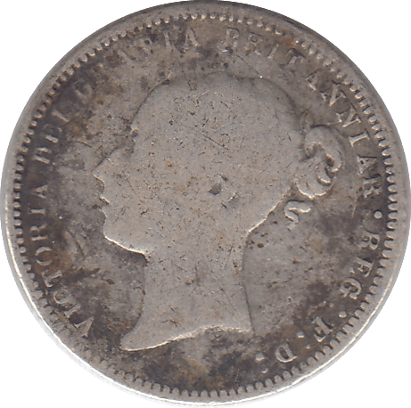 1869 SIXPENCE F83 ( FAIR ) - SIXPENCE - Cambridgeshire Coins