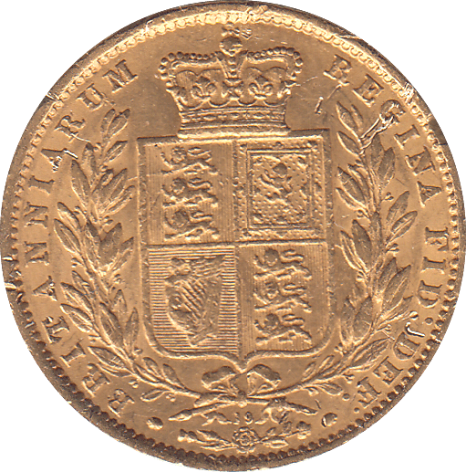 1869 SOVEREIGN DIE 19 ( GVF ) - SOVEREIGN - Cambridgeshire Coins