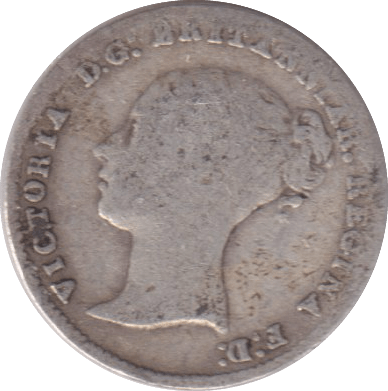 1869 THREEPENCE ( NF ) - THREEPENCE - Cambridgeshire Coins