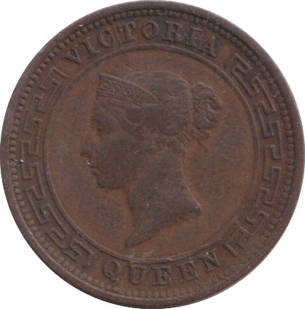 1870 1/2 CENT CEYLON - WORLD COINS - Cambridgeshire Coins