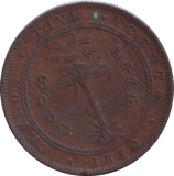 1870 5 CENTS CEYLON - WORLD COINS - Cambridgeshire Coins