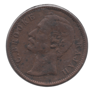 1870 CENT SARAWAK - WORLD COINS - Cambridgeshire Coins