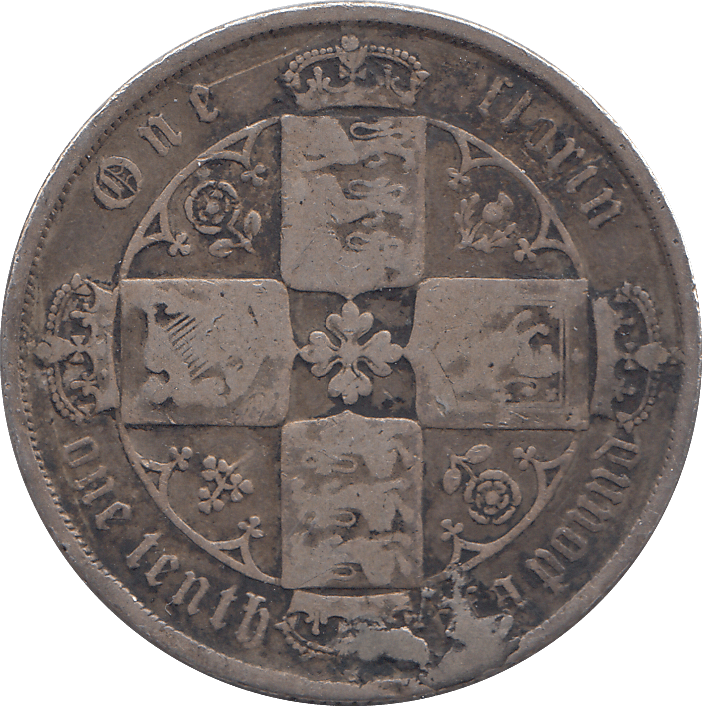 1870 FLORIN ( F ) - WORLD COINS - Cambridgeshire Coins