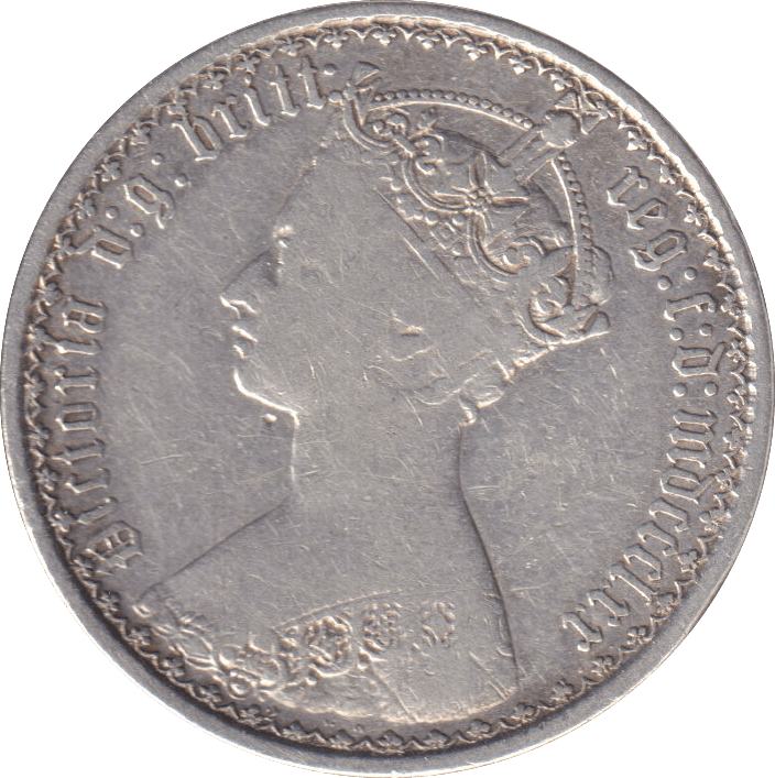 1870 FLORIN ( FINE ) DIE 2 - FLORIN - Cambridgeshire Coins