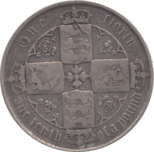 1870 FLORIN ( FINE ) - FLORIN - Cambridgeshire Coins