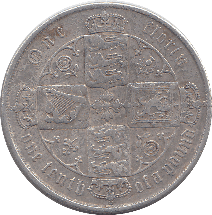 1870 FLORIN ( GF ) - FLORIN - Cambridgeshire Coins