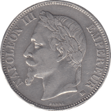 1870 FRANCE 5 FRANCS - WORLD COINS - Cambridgeshire Coins