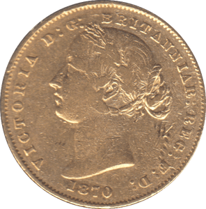 1870 GOLD AUSTRALIAN SOVEREIGN - SOVEREIGN - Cambridgeshire Coins