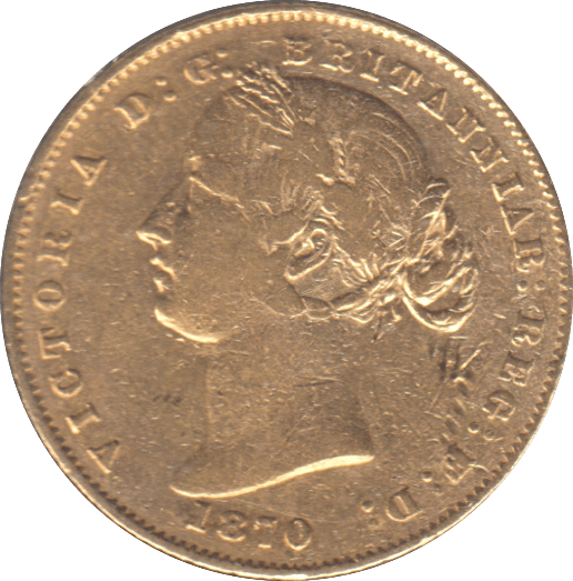 1870 GOLD AUSTRALIAN SOVEREIGN - SOVEREIGN - Cambridgeshire Coins