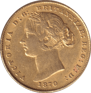 1870 GOLD AUSTRALIAN SOVEREIGN - SOVEREIGN - Cambridgeshire Coins