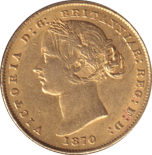 1870 GOLD AUSTRALIAN SOVEREIGN - SOVEREIGN - Cambridgeshire Coins