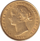 1870 GOLD AUSTRALIAN SOVEREIGN - SOVEREIGN - Cambridgeshire Coins