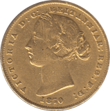 1870 GOLD ONE SOVEREIGN AUSTRALIA - Gold World Coins - Cambridgeshire Coins