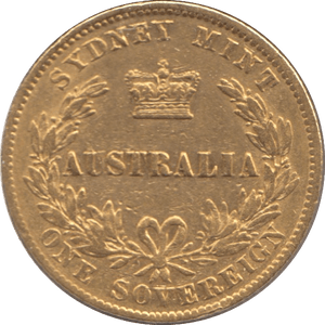 1870 GOLD ONE SOVEREIGN AUSTRALIA - Gold World Coins - Cambridgeshire Coins