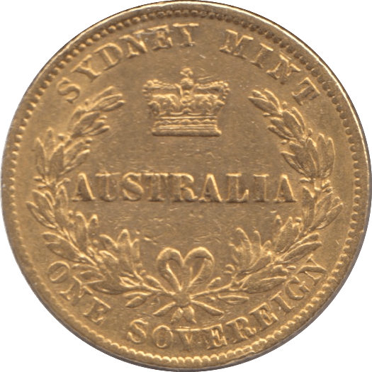 1870 GOLD ONE SOVEREIGN AUSTRALIA - Gold World Coins - Cambridgeshire Coins