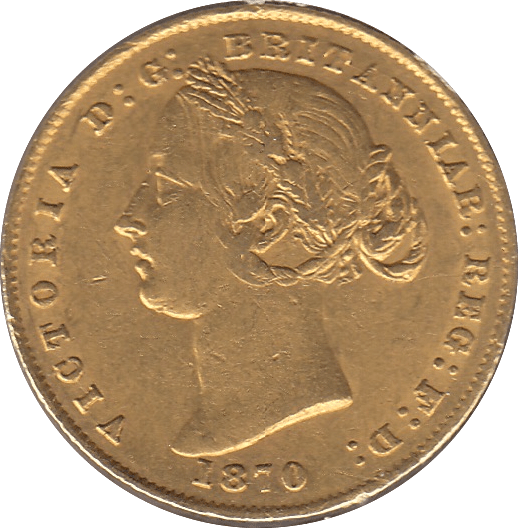 1870 GOLD SOVEREIGN AUSTRALIA - GOLD WORLD COINS - Cambridgeshire Coins
