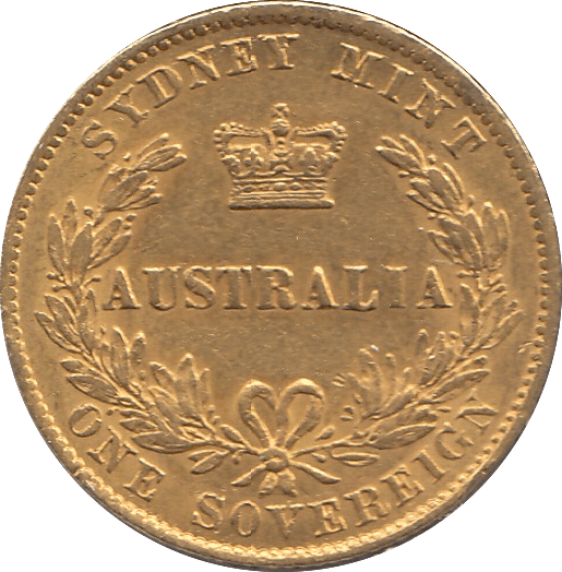 1870 GOLD SOVEREIGN AUSTRALIA - GOLD WORLD COINS - Cambridgeshire Coins