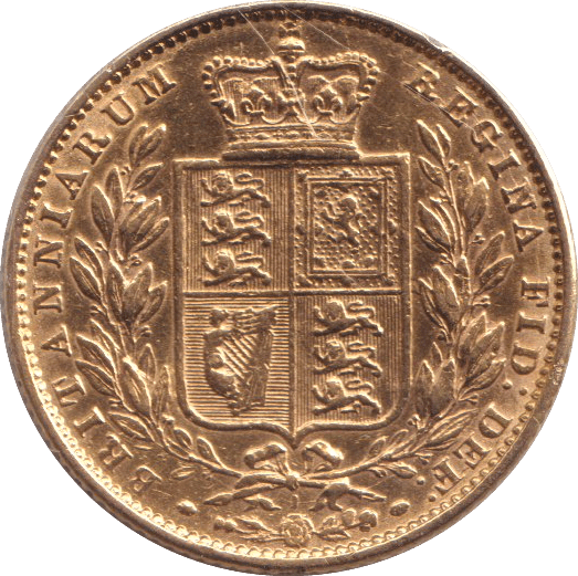 1870 GOLD SOVEREIGN ( VF ) DIE 1 - SOVEREIGN - Cambridgeshire Coins