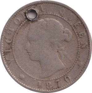 1870 HALF PENNY JAMAICA - Cambridgeshire Coins