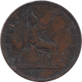 1870 HALFPENNY ( VF ) - Halfpenny - Cambridgeshire Coins