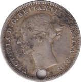 1870 HOLED MAUNDY THREEPENCE ( GF ) - MAUNDY THREEPENCE - Cambridgeshire Coins