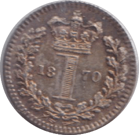 1870 MAUNDY PENNY ( AUNC ) - MAUNDY ONE PENNY - Cambridgeshire Coins