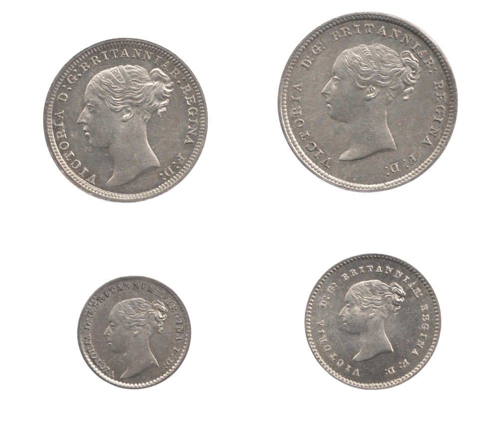 1870 MAUNDY SET VICTORIA - Maundy Set - Cambridgeshire Coins