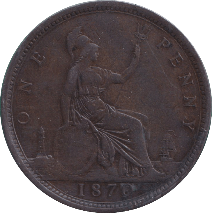 1870 PENNY ( GF ) - PENNY - Cambridgeshire Coins