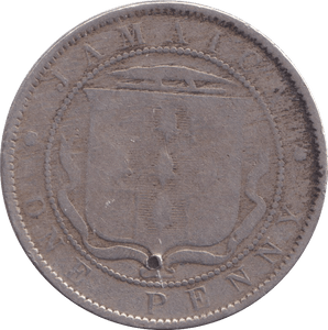 1870 PENNY JAMAICA - WORLD COINS - Cambridgeshire Coins