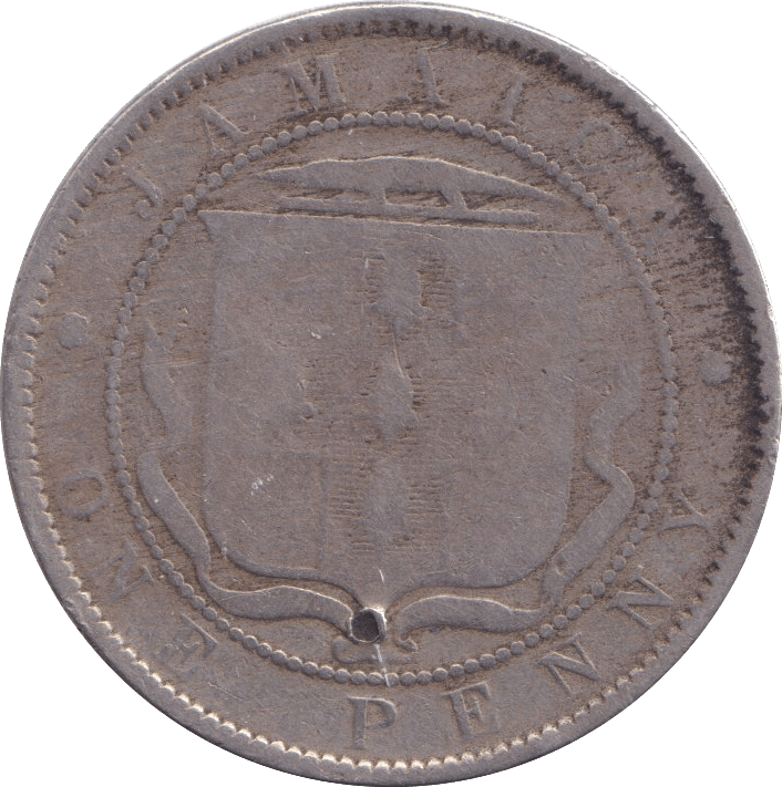 1870 PENNY JAMAICA - WORLD COINS - Cambridgeshire Coins