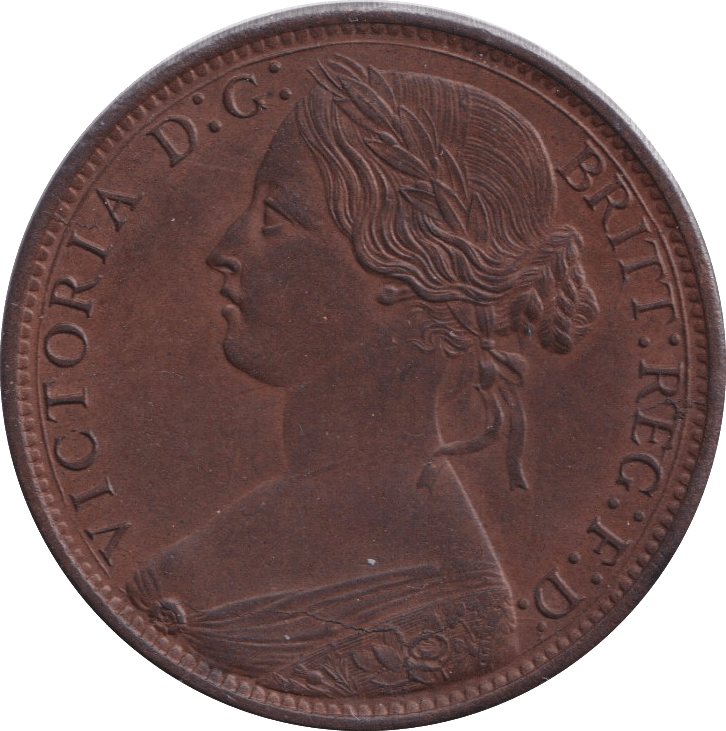 1870 PENNY ( UNC ) - PENNY - Cambridgeshire Coins