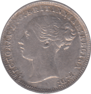 1870 THREEPENCE ( EF ) - THREEPENCE - Cambridgeshire Coins