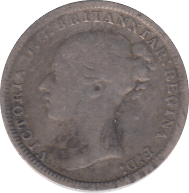 1870 THREEPENCE ( FINE ) - THREEPENCE - Cambridgeshire Coins
