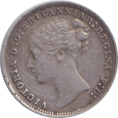 1870 THREEPENCE ( GVF ) - THREEPENCE - Cambridgeshire Coins