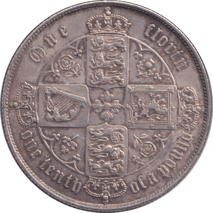 1871 FLORIN ( AUNC ) - FLORIN - Cambridgeshire Coins