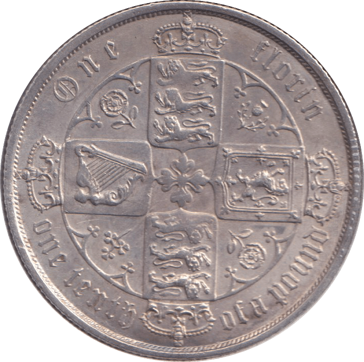 1871 FLORIN ( AUNC ) - FLORIN - Cambridgeshire Coins