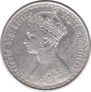 1871 FLORIN ( EF ) - FLORIN - Cambridgeshire Coins