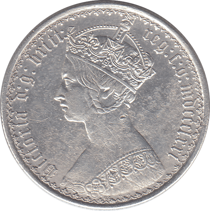 1871 FLORIN ( EF ) - FLORIN - Cambridgeshire Coins